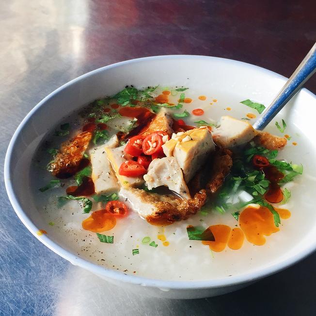 Cháo chả cá - món ngon Đà Lạt Cháo chả cá - món ngon Đà Lạt