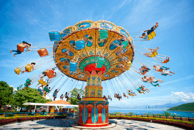 Đu quay dây văng (Ảnh: Sưu tầm)