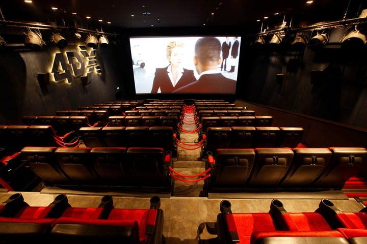 Ghế ngồi hiện đại tại rạp CGV Parkson Paragon