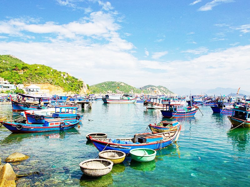 Đảo Bình Ba với nhịp sống sôi động (Ảnh: ST)