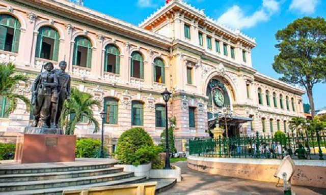 Địa điểm du lịch ở sài gòn - Bưu Điện Hồ Chí Minh