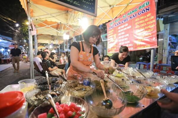 ẩm thực chợ đêm phố cổ hà nội
