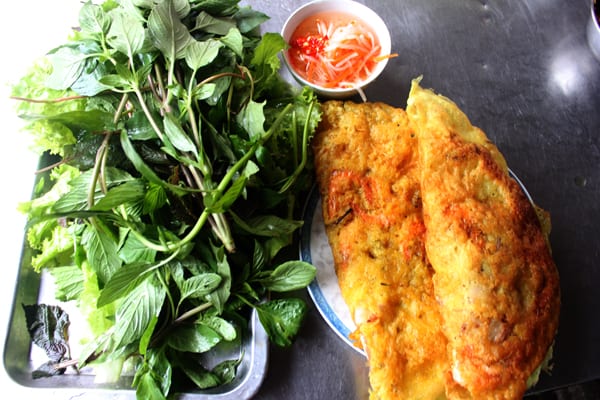 Bánh xèo hải sản Bình Ba (Ảnh: ST)