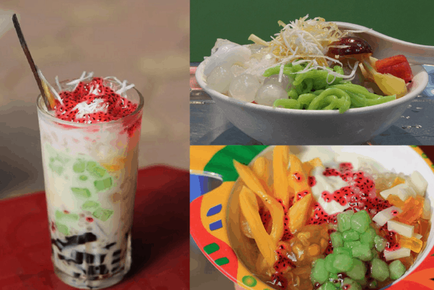Chè là món ăn vặt được yêu thích ở Sài Gòn
