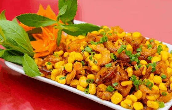 Bắp xào - một trong những món ăn vặt ở Sài Gòn tuyệt ngon