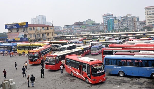xe khách ở Mỹ Đình