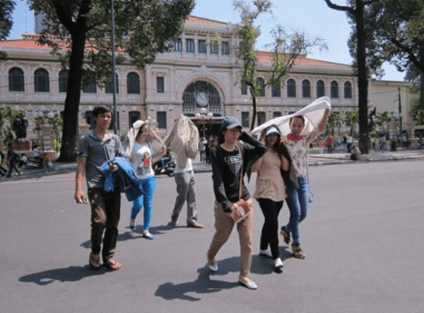 Sài Gòn trong những ngày nắng gay gắt (Ảnh ST)