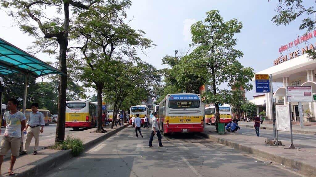 Những tuyến xe bus ở bến xe Giáp Bát