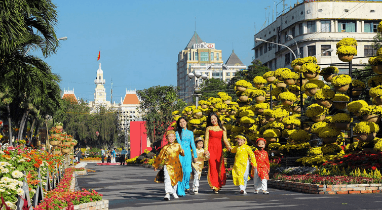 Ngày tết ở Sài Gòn (Ảnh ST)