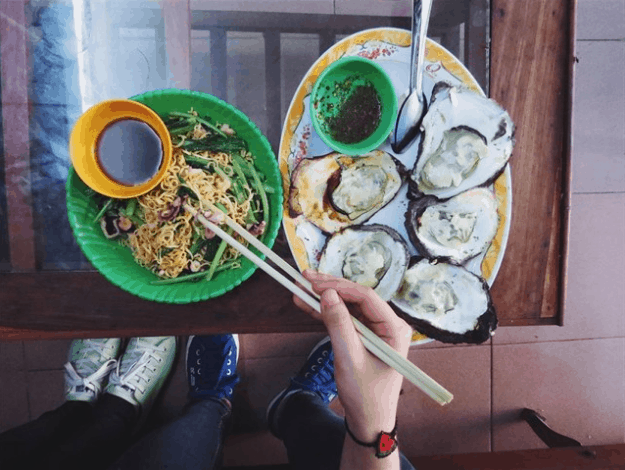 Hải sản tươi ngon (ảnh sưu tầm) phượt 1 ngày quanh sài gòn