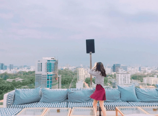 Cafe trên sân thượng đang là một địa điểm yêu thích của giới trẻ Cafe trên sân thượng đang là một địa điểm yêu thích của giới trẻ