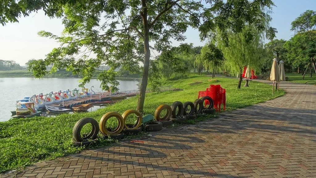 Cắm trại công viên Yên Sở