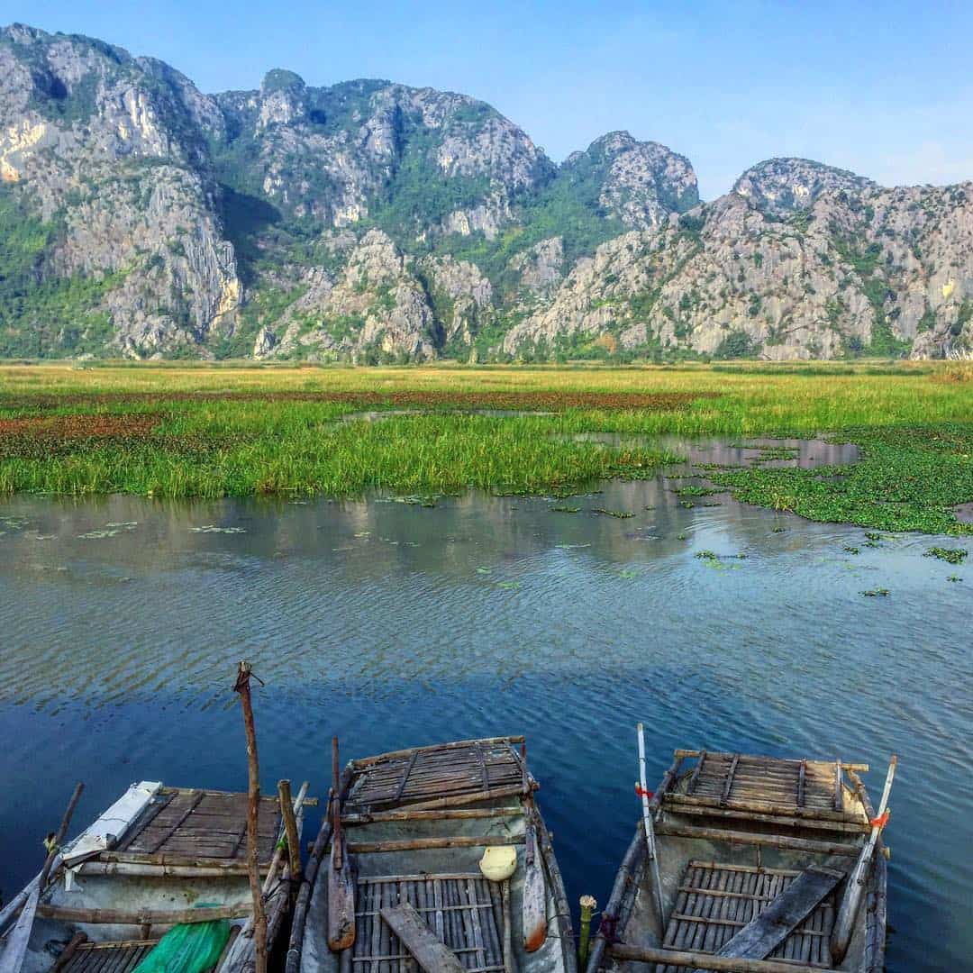 Phong cảnh hữu tình của đầm Vân Long