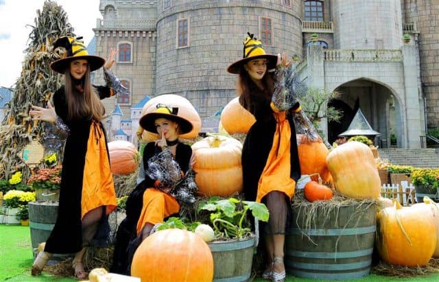 Những quả bí ngô khổng lồ tại Sun World Bà Nà Hills