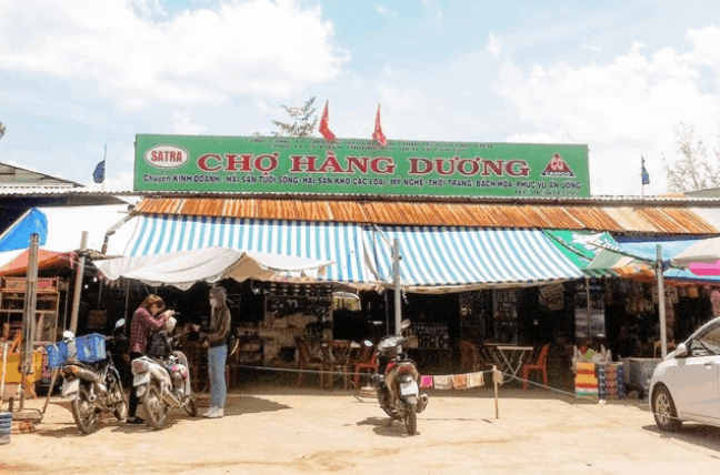 Khu chợ Hàng Dương (sưu tầm) khu du lịch cần giờ ở đâu