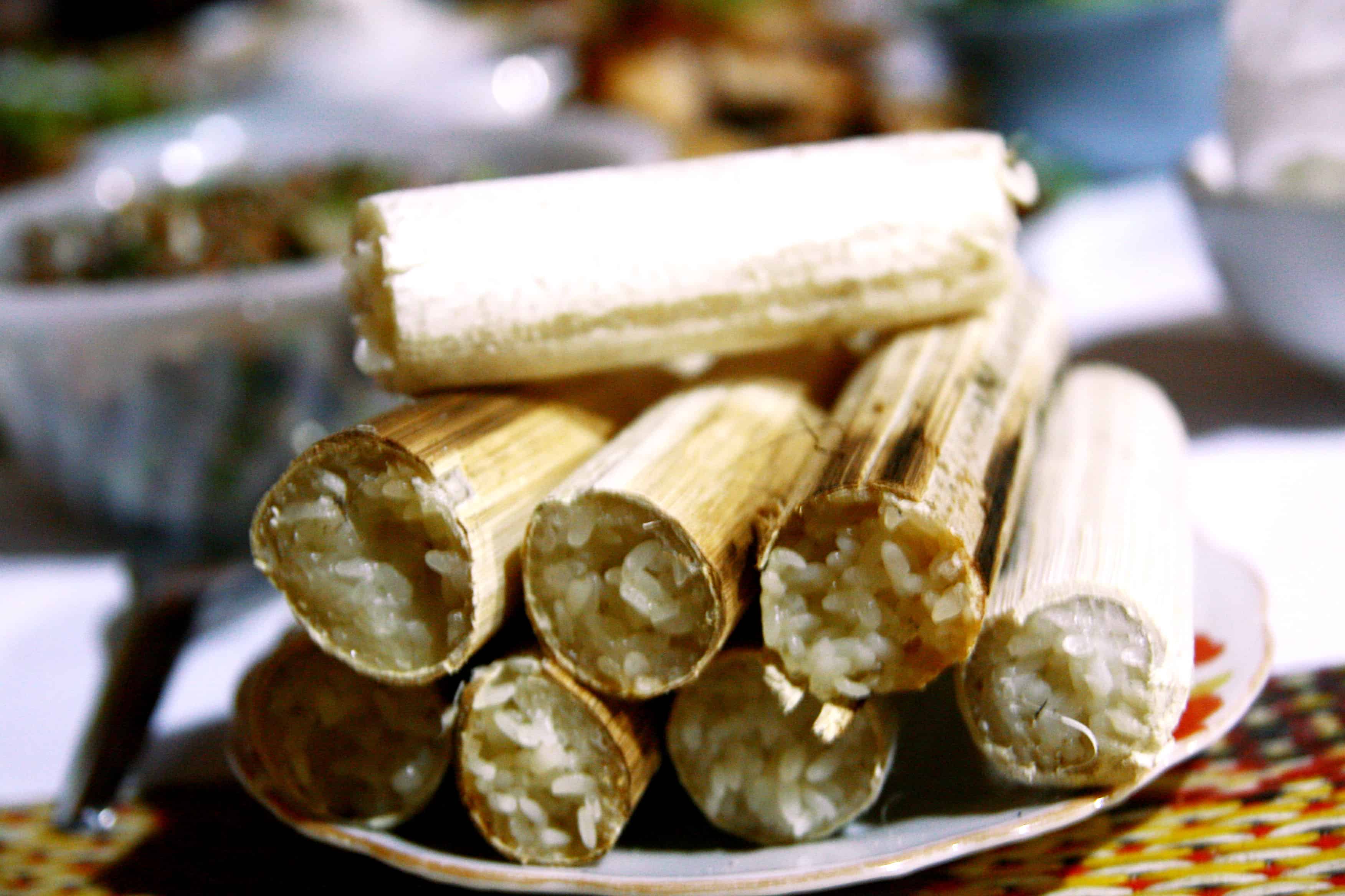 Cơm Lam của núi rừng Tây Nguyên. (Ảnh ST)