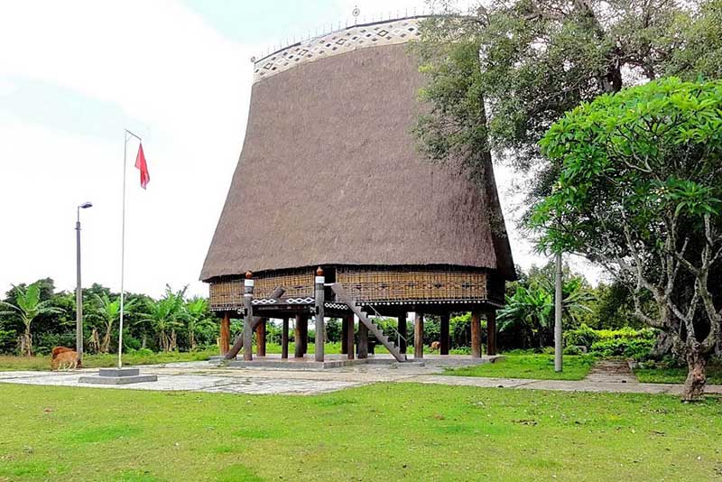 Một nét đẹp khác của Nhà rông Kon Klor. (Ảnh ST)
