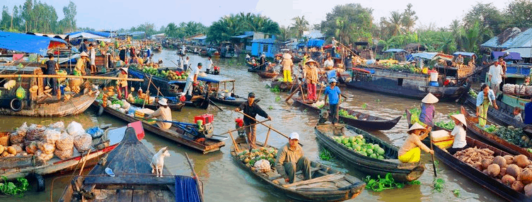 Chợ nổi Cà Mau Chợ nổi Cà Mau