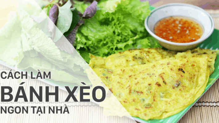 Cách làm món bánh xèo ngon Cách làm món bánh xèo ngon