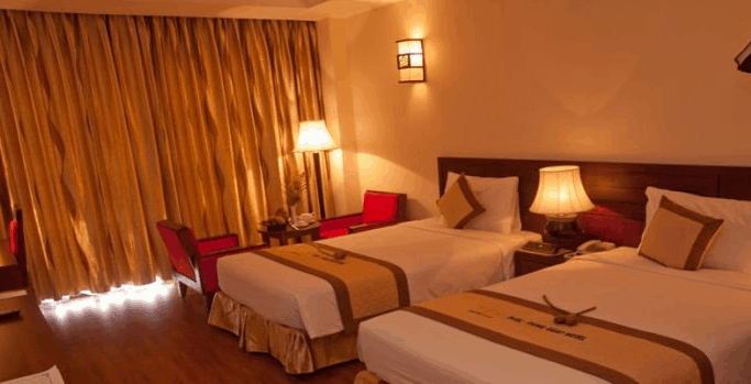 Phòng nghỉ 2 giường cao cấp tại Tài Phong Tiến Hotel Phòng nghỉ 2 giường cao cấp tại Tài Phong Tiến Hotel