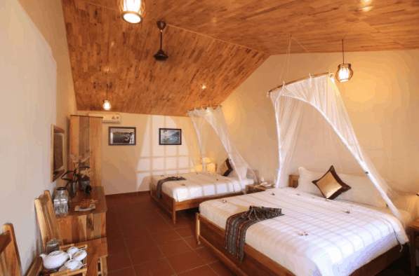Các phòng nghỉ La Casa có lối kiến trúc sang trọng Các phòng nghỉ La Casa có lối kiến trúc sang trọng