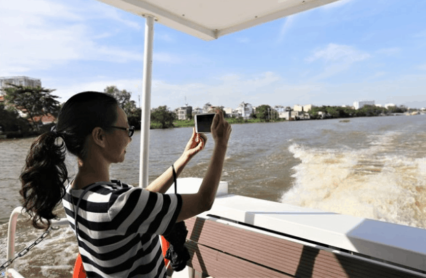 Tàu chạy nhanh nhưng rất êm (sưu tầm) tàu cao tốc Vũng Tàu Bến Tre