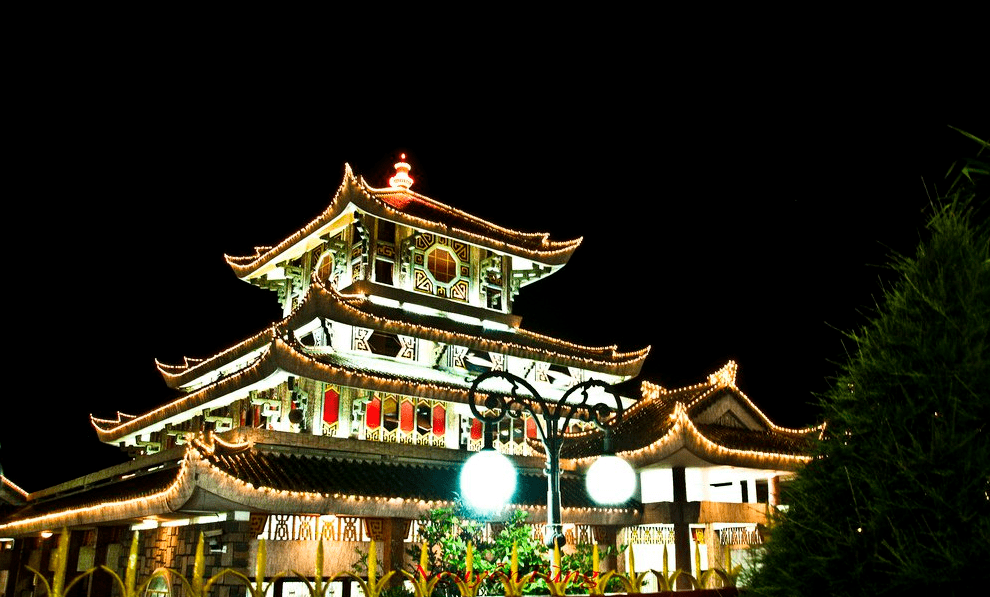 Hình ảnh miếu Bà Chúa Xứ về đêm đẹp lộng lẫy Hình ảnh miếu Bà Chúa Xứ về đêm đẹp lộng lẫy