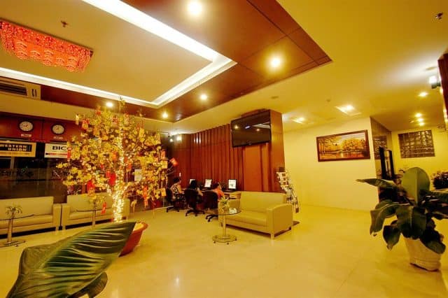 Sảnh tiếp khách của khách sạn (Ảnh ST)