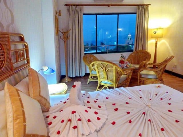 Không gian ấm cúng khi lưu trú tại Green hotel (Ảnh ST)