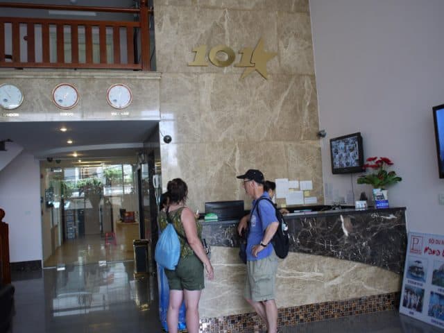 Nơi tiếp đón du khách của khách sạn (Ảnh ST)