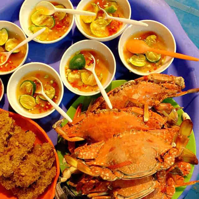 Món ghẹ là món ăn được nhiều khách hàng ưa thích nơi đây (Ảnh ST)