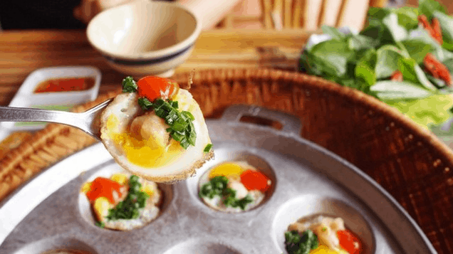 Trứng cút mỡ hành hấp dẫn Trứng cút mỡ hành hấp dẫn