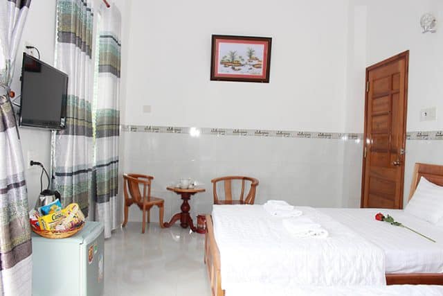Phòng nghỉ trong Hoàng Kim - khách sạn Phú Yên gần biển (Ảnh ST)