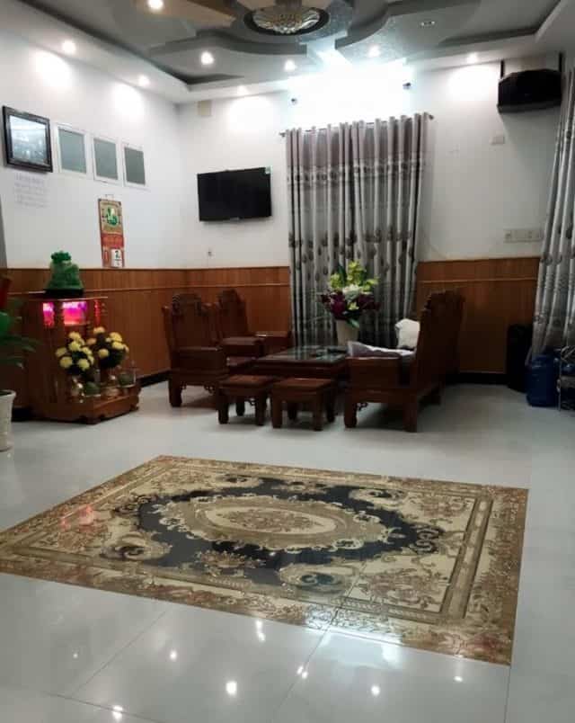 Sảnh tiếp khách của nhà nghỉ Hạnh Pháp (Ảnh ST)