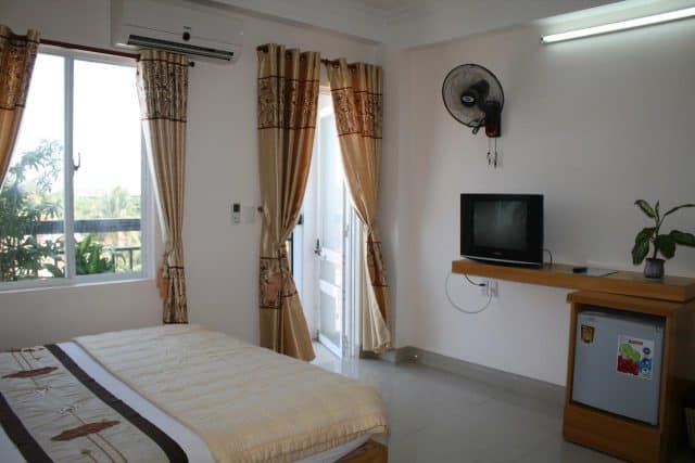 Phòng nghỉ trong khách sạn rất gọn gàng ngăn lắp (Ảnh ST)