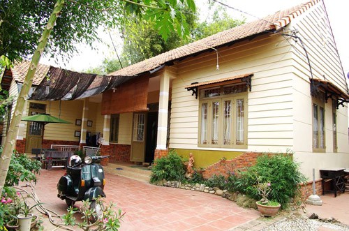 Vespa’s House là một ngôi nhà có kiến trúc bên ngoài khá bình dị ( Ảnh: sưu tầm)