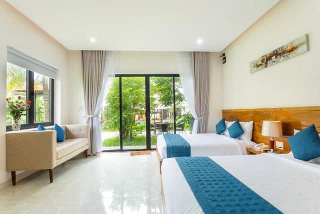 Phòng ngủ với tông màu sáng, trang nhã (Ảnh ST)