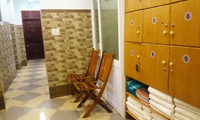 Có phòng tắm xông hơi khô cho bạn thư giãn (Ảnh ST)