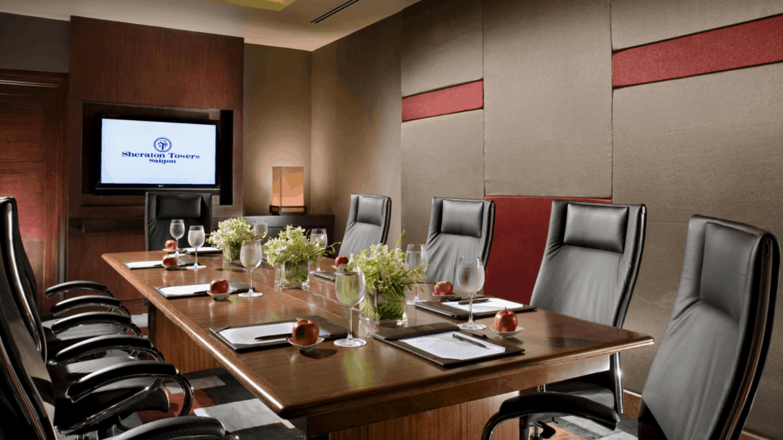 Sheraton Tower Saigon cung cấp phòng họp chất lượng Sheraton Tower Saigon cung cấp phòng họp chất lượng