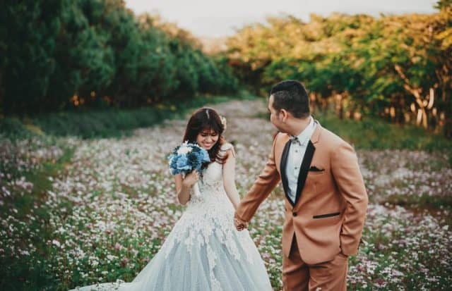 Những bộ ảnh cưới độc đáo cũng được chụp tại đây (Ảnh ST)