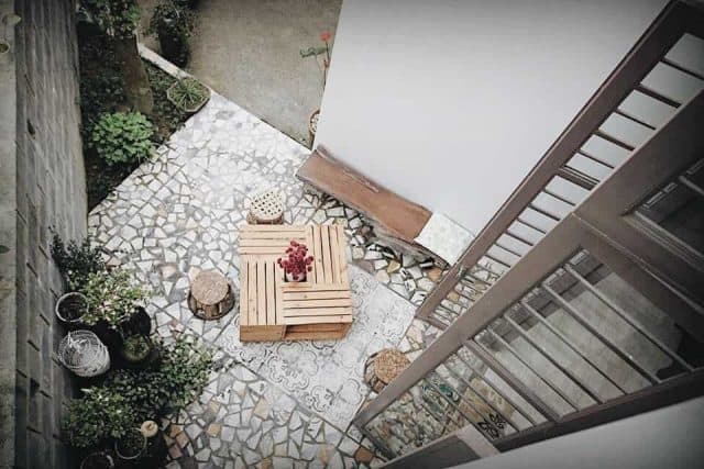 Không gian tinh tế của Homestay Mosaic Garden (Ảnh: ST)