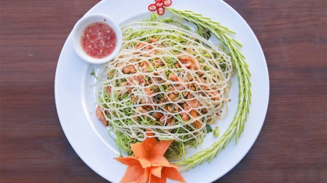 Những món ăn bắt mắt và ngon miệng ở nhà hàng sinh thái Chân trời góc bể. (Ảnh: ST)