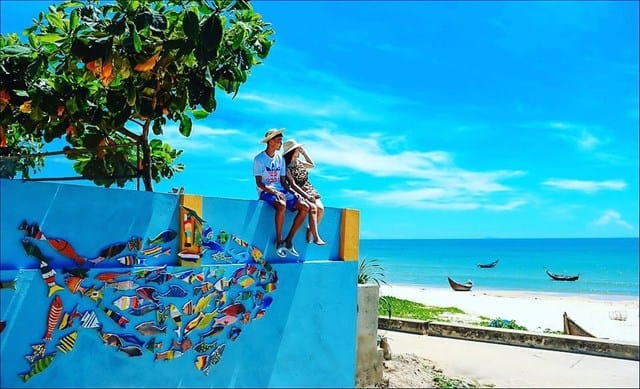 Làng bích họa Tam Thanh nổi tiếng của Quảng Nam (Ảnh ST)