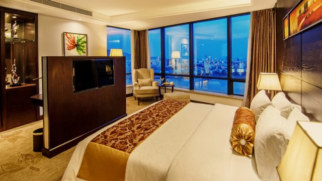 Không gian khách sạn trung tâm Đà Nẵng ấm áp (Ảnh: ST)