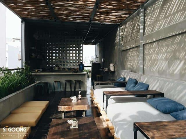 Toàn cảnh rooftop bar tại Sigoong.(Ảnh ST)