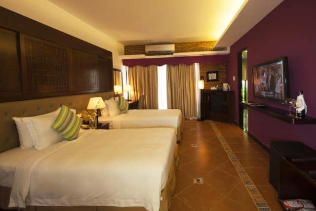 Phòng nghỉ của khách sạn được thiết kế đơn giản mà sang trọng (Ảnh ST)