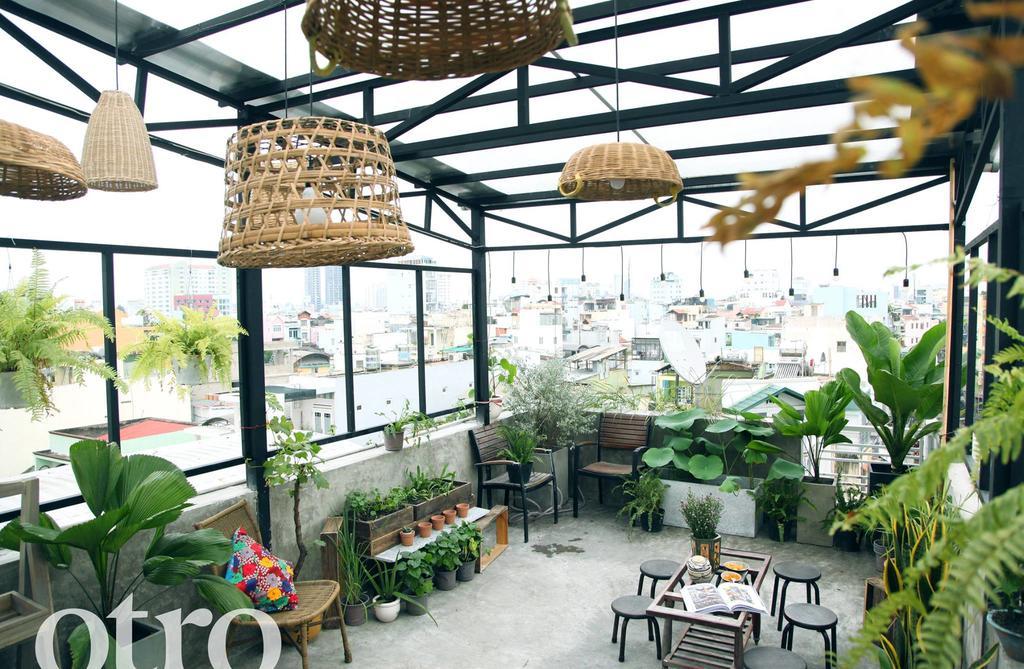Tầng thượng của homestay Sài Gòn đẹp ( Ảnh ST)