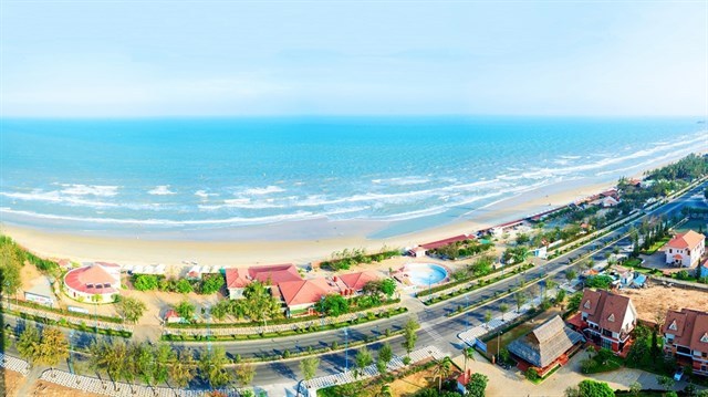 Biển Vũng Tàu xanh qua ống kính của khách sạn (ảnh ST)