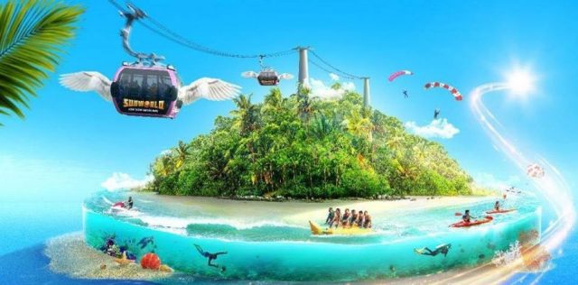 Cáp treo dài nhất thế giới của đảo Hòn Thơm (ảnh ST)