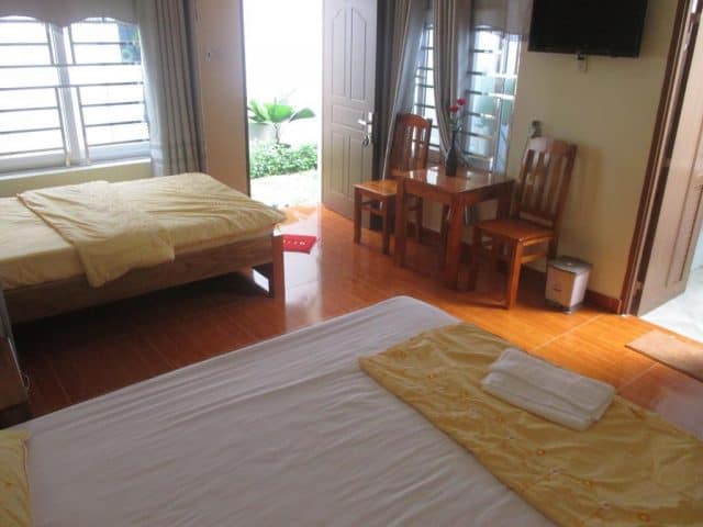 Phòng ngủ Mạnh Duyên garden homestay(ảnh ST)